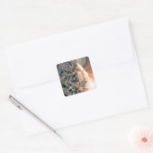 Blackest Night Group en Moon Vierkante Sticker (Envelop)