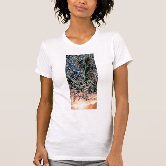 Blackest Night Group-schildering - Kleur T-shirt (Voorkant)