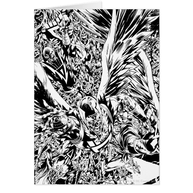 Blackest Night Group-verf - zwart en wit (Voorkant)