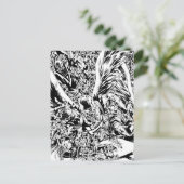 Blackest Night Group-verf - zwart en wit Briefkaart (Staand voorkant)