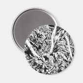 Blackest Night Group-verf - zwart en wit Magneet (Voorkant / Achterkant)