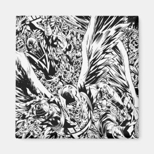 Blackest Night Group-verf - zwart en wit Magneet