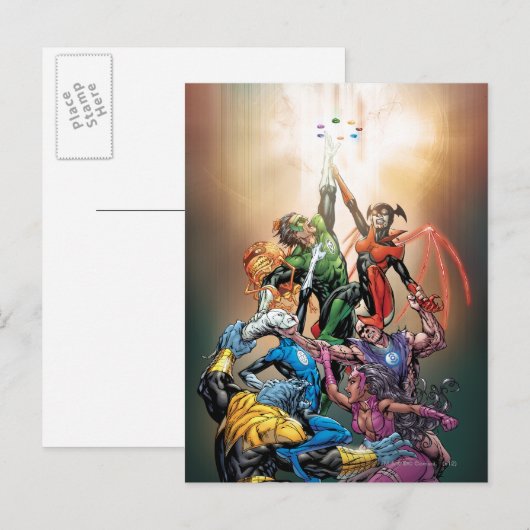 Blackest Night Hoesje Briefkaart (Voorkant / Achterkant)