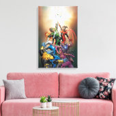 Blackest Night Hoesje Canvas Afdruk (Insitu (Woonkamer))