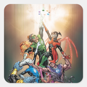 Blackest Night Hoesje Vierkante Sticker