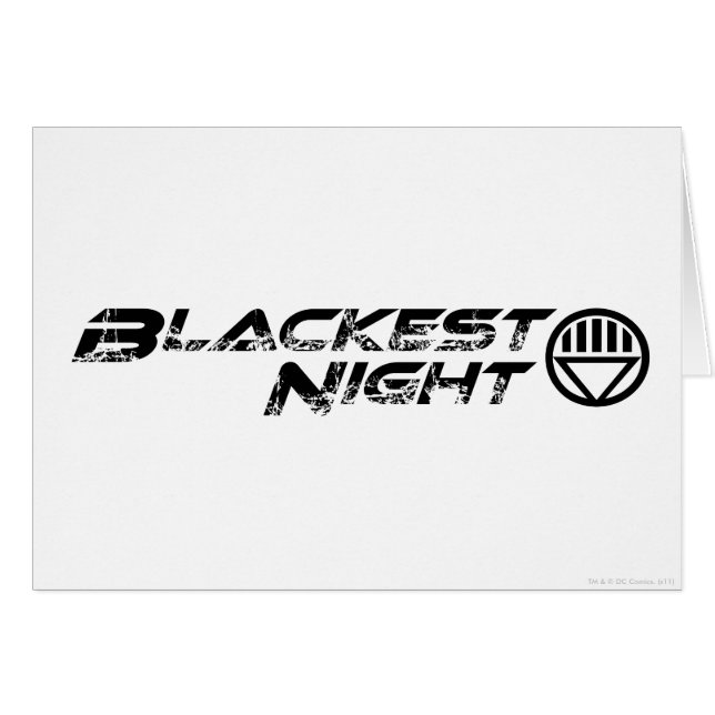 Blackest Night Logo (Voorkant Horizontaal)