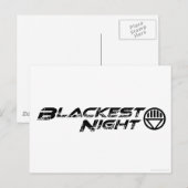 Blackest Night Logo Briefkaart (Voorkant / Achterkant)