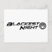 Blackest Night Logo Briefkaart (Voorkant)