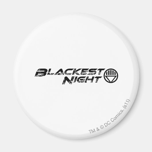 Blackest Night Logo Magneet (Voorkant)