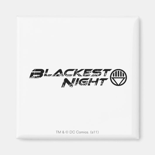 Blackest Night Logo Magneet (Voorkant)