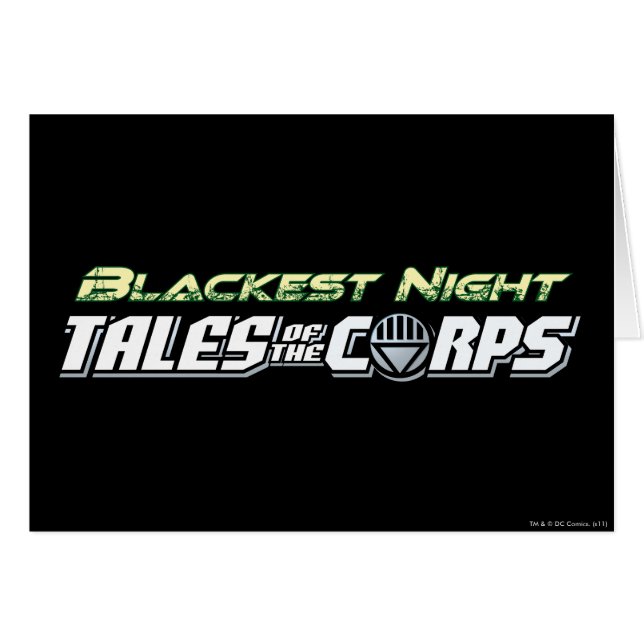 Blackest Night Tales of the Corps (Voorkant Horizontaal)
