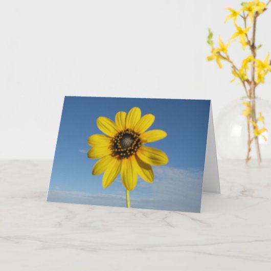 Blackeyed Susan Kaart (verticaal) (Gele Bloem)