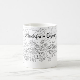 Blackface Sheep Scotland Koffiemok