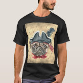 Blackface the Pug Pirate T-Shirt (Voorkant)