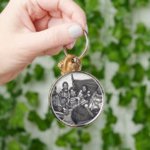 Blackfeet Indian Dames Stereoview Sleutelhanger (Hand)