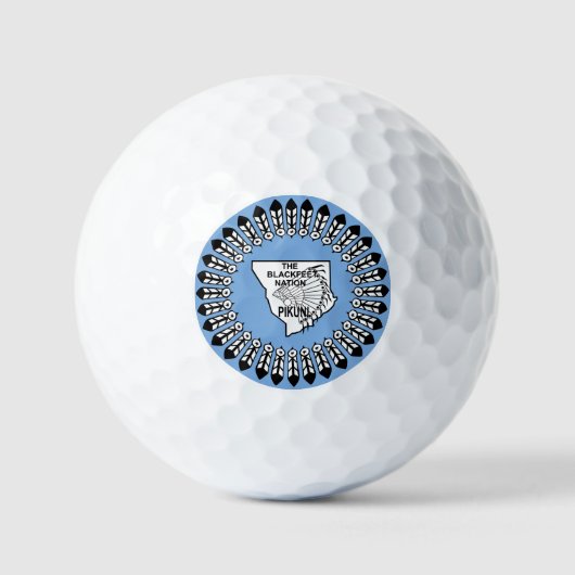Blackfeet Nation Golfballen (Voorkant)