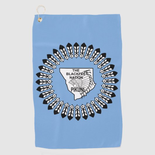 Blackfeet Nation Golfhanddoek (Voorkant)