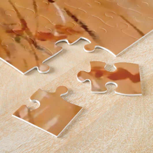 “Blackfeet verbrandt Crow Buffalo Range” Legpuzzel (Zijkant)