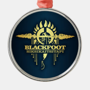 Blackfoot 2 metalen ornament