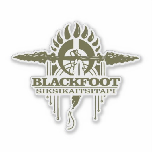 Blackfoot 2o sticker (Voorkant)