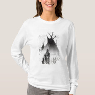Blackfoot Brave, bij Calgary, Alberta, 1889 T-shirt