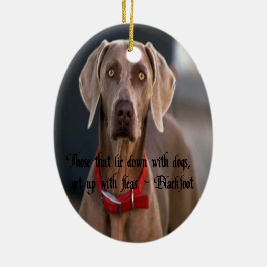 Blackfoot Citaat American Indian Proverb Keramisch Ornament (Achterkant)