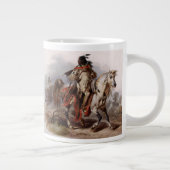 Blackfoot Indian On Arabian Horse Grote Koffiekop (Rechts)