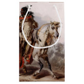 Blackfoot Indian On Arabian Horse Klein Cadeauzakje (Achterkant)