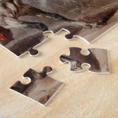 Blackfoot Indian On Arabian Horse Legpuzzel (Zijkant)