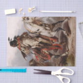 Blackfoot Indian On Arabian Horse Tissuepapier (Craft)