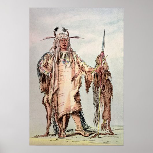 Blackfoot Indian Pe-Toh-Pee-Kiss, The Eagle Ribs Poster (Voorkant)