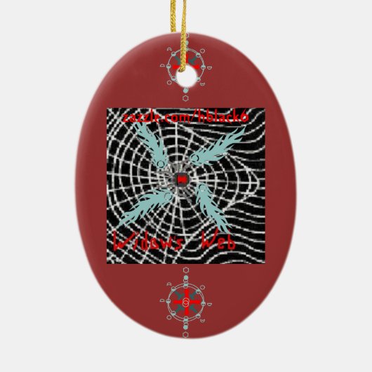 Blackfoot Indiërs Keramisch Ornament (Achterkant)