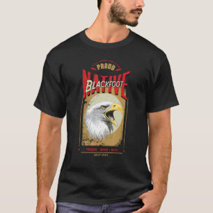 Blackfoot Native American Eagle Spirit  Hon T-shirt