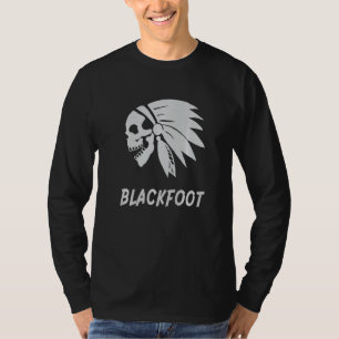 Blackfoot Native American Indian Geboren Vrijheid  T-shirt