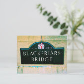 Blackfriars Bridge - City of London Briefkaart (Staand voorkant)