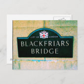 Blackfriars Bridge - City of London Briefkaart (Voorkant / Achterkant)