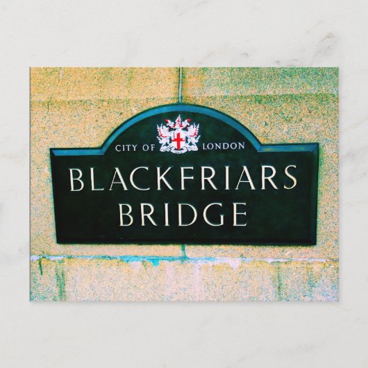 Blackfriars Bridge - City of London Briefkaart (Voorkant)
