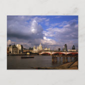 Blackfriars Bridge en St Paul's Cathedral Briefkaart (Voorkant)