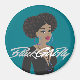 BlackGirlFly Koelkast Magneet