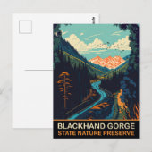 Blackhand Gorge, Nationaal Park, OH, Reizen Briefkaart (Voorkant / Achterkant)