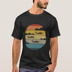Blackhawk Helikopter Vliegen UH60 Blackhawk T-shirt