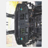 BLACKHAWK INSTRUMENTENPANEEL FLEECE DEKEN (Voorkant)