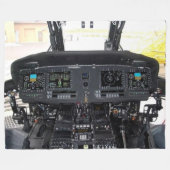 BLACKHAWK INSTRUMENTENPANEEL FLEECE DEKEN (Voorkant (Horizontaal))