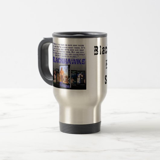 Blackhawk Travel Mug Reisbeker (Voorkant links)