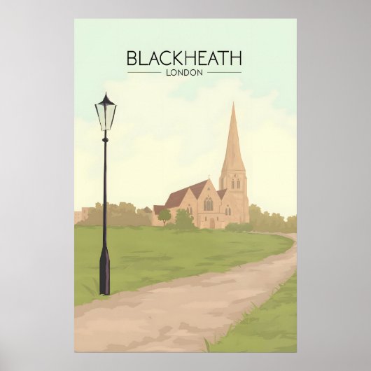 Blackheath Londen Reisposter Poster (Voorkant)