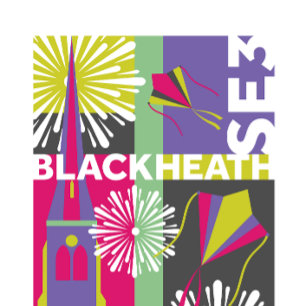 Blackheath, SE3 grafische ontwerpmontage Poster