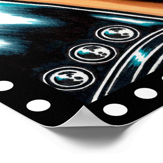 "Blackie D", Vampire Biker Poster (Hoek)