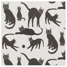 Blackie de Black Cat Fabric Stof