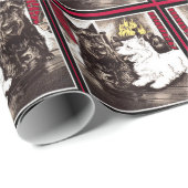 Blackie en Whitie door het vuur Cadeaupapier (Rol Hoek)