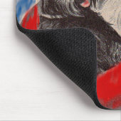 Blackie en Whitie op een vlot Muismat (Hoek)